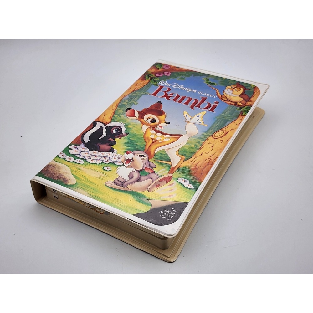 VHS Bambi Clam Shell Case